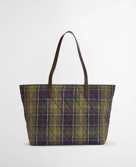 Wetherham Quilted Tartan Tote Bag Classic Tartan