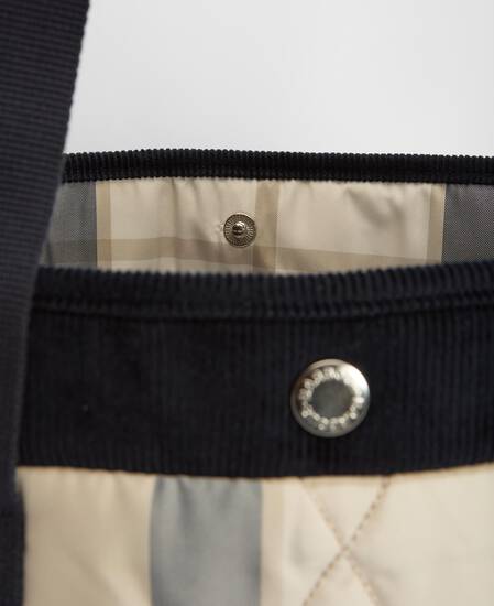 Healy Quilted Tote Bag Dress Indigo