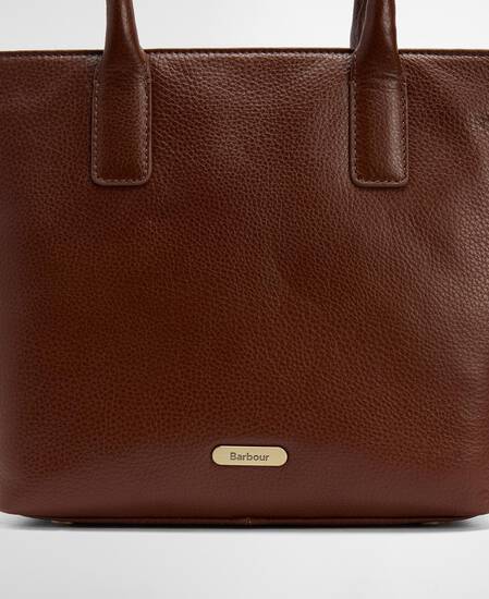 Birch Leather Tote Bag Brown