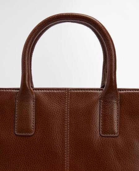 Birch Leather Tote Bag Brown