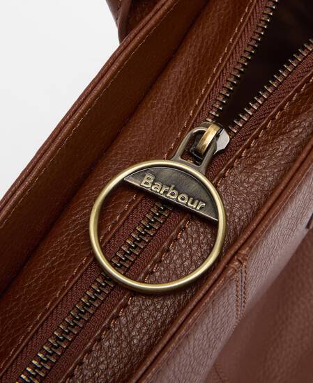 Birch Leather Tote Bag Brown