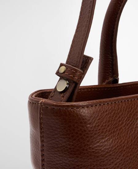 Birch Leather Tote Bag Brown