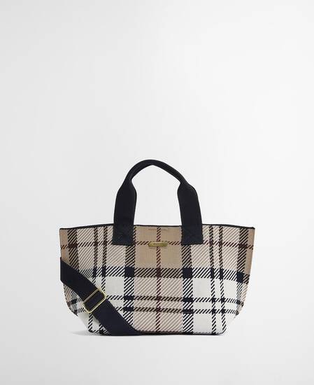 Layla Tartan Mini Tote Bag Rosewood Tartan