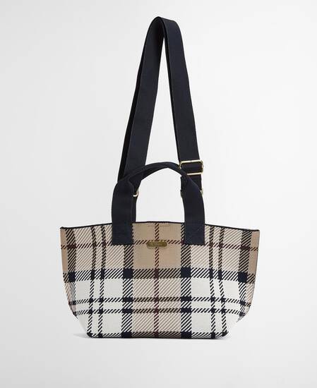 Layla Tartan Mini Tote Bag Rosewood Tartan