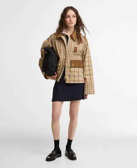 Mackworth Check Casual Jacket Beige Tattersall