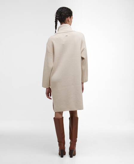 Stitch Knitted Dress Oatmeal