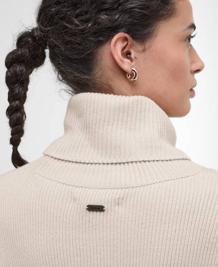 Stitch Knitted Dress Oatmeal