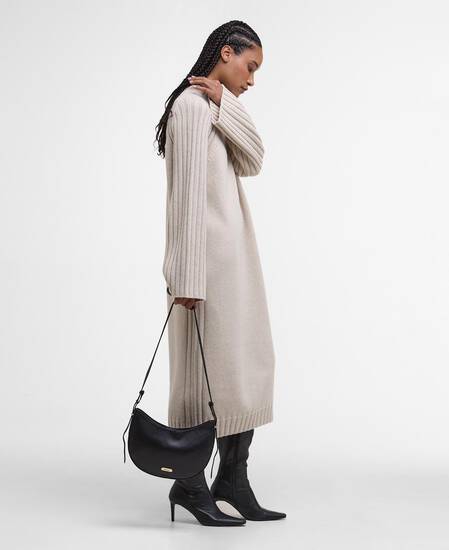 Vera Knitted Midi Dress Oat