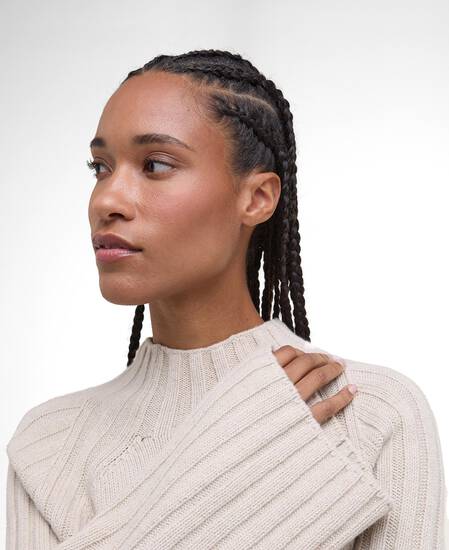 Vera Knitted Midi Dress Oat