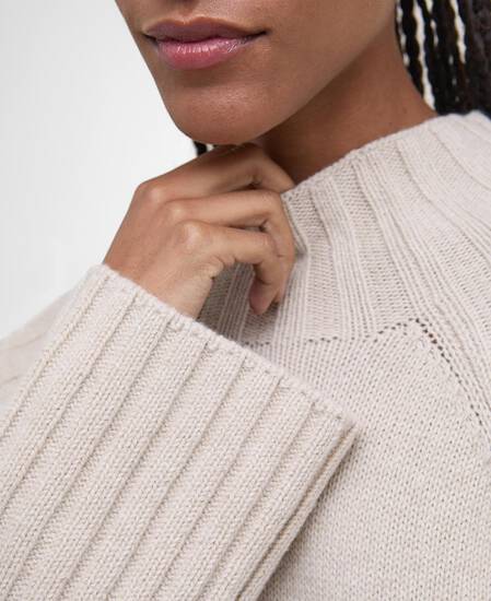 Vera Knitted Midi Dress Oat