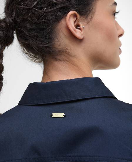 Saffron Midi Dress Dark Navy