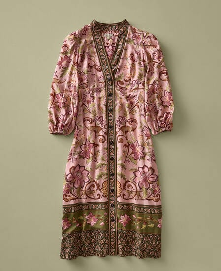 Barbour FARM Rio Alice Maxi Dress Tropical Print