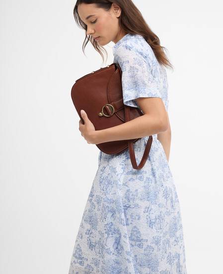 Wisteria Midi Dress Ink Blue Print