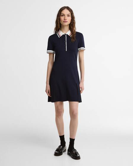 Hollington Knitted Mini Dress Navy