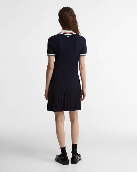 Hollington Knitted Mini Dress Navy