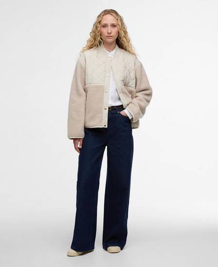 Wetherby Fleece Oatmeal/Silver Cloud