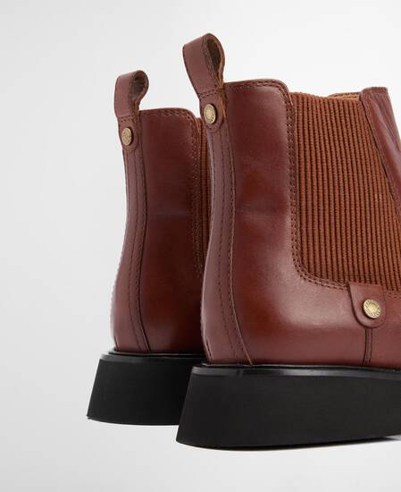 Delfine Chelsea Boots Conker