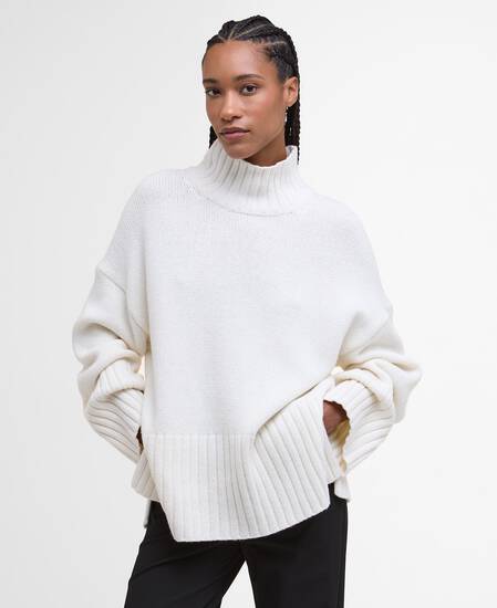 Serena High-Neck Jumper Cloud