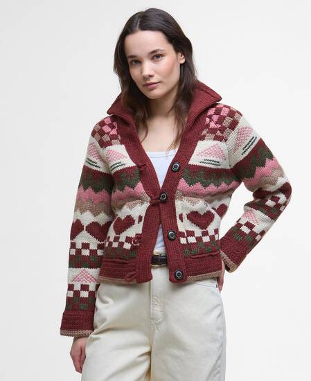 Ruby Wool-Blend Fair Isle Cardigan Multi