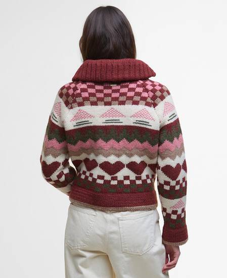 Ruby Wool-Blend Fair Isle Cardigan Multi