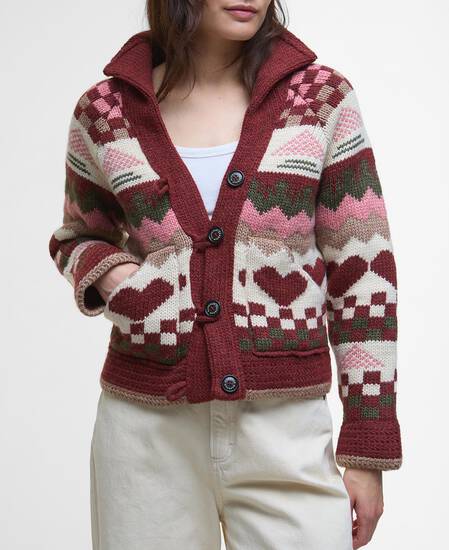 Ruby Wool-Blend Fair Isle Cardigan Multi