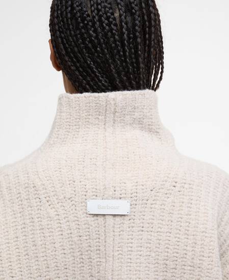 Imelda Funnel-Neck Jumper Aran