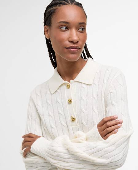 Evie Knitted Jumper Cloud