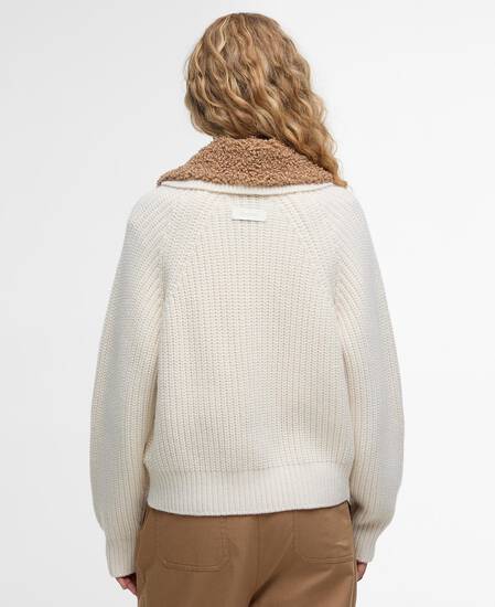Marla Knitted Bomber Neutral
