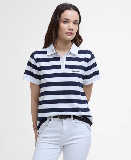 Ashbourne Striped Polo Shirt 