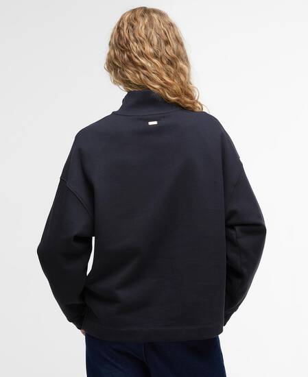 Sara Quarter-Zip Sweatshirt Dark Navy