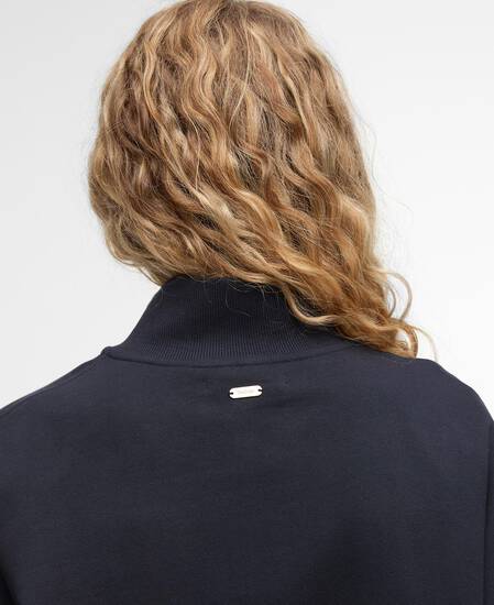 Sara Quarter-Zip Sweatshirt Dark Navy