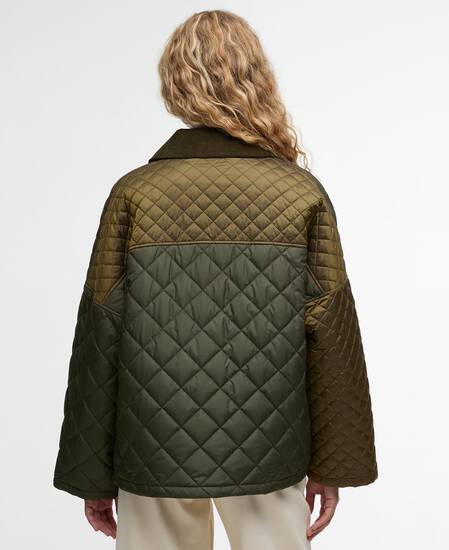 Danby Quilted Jacket Golden Olive/Olive/Ancient Tartan