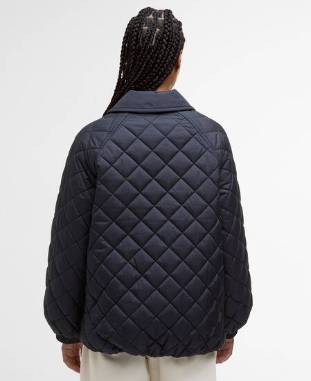 Laoise Quilted Jacket Dark Navy/Ancient Poplar