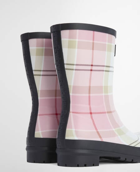 Banbury Wellington Boots Cherry Blossom Tartan