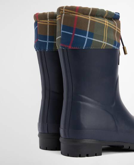 Mowbray Wellingtons Navy/Classic Tartan