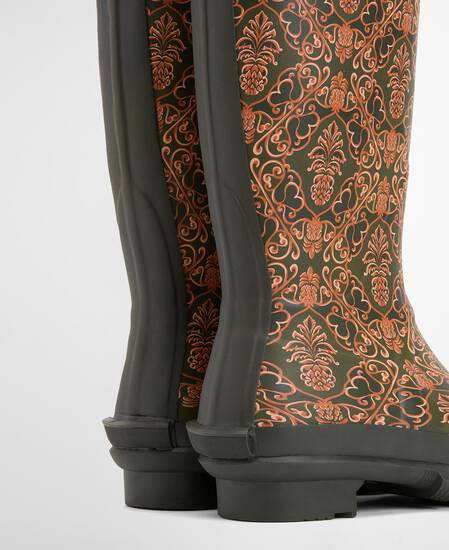 Barbour FARM Rio Cami Wellingtons Pineapple Print