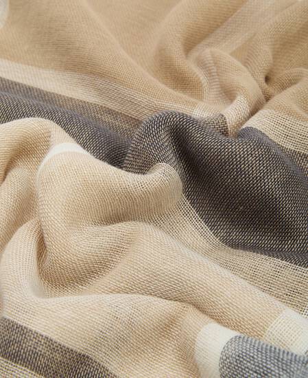 Abigail Tartan Scarf Dress Navy