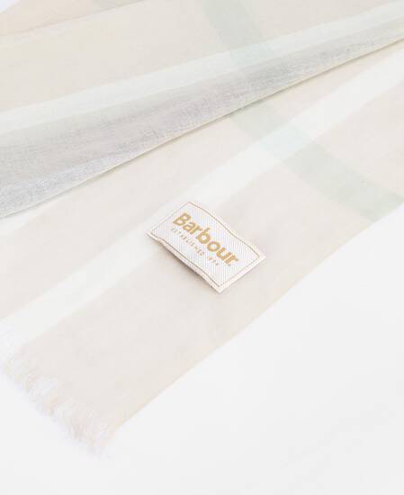 Maisy Tartan Scarf Navy/Mint Tartan