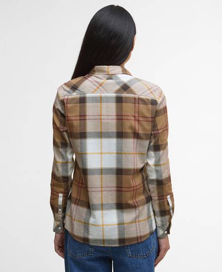 Bredon Regular Long-Sleeved Shirt Light Muted Tartan
