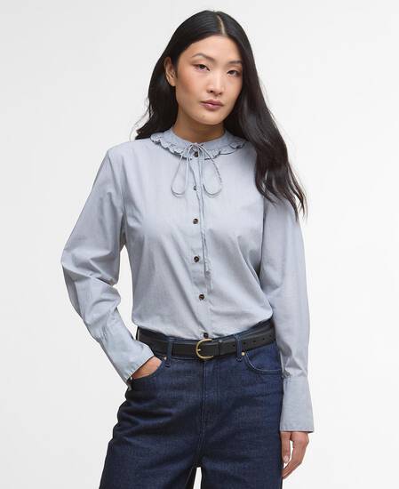 Cecelia Striped Shirt Black Stripe