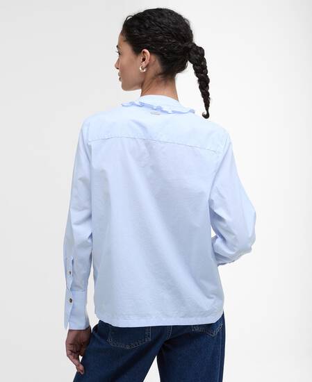 Cecelia Striped Shirt Ice Blue Stripe