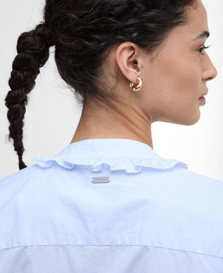 Cecelia Striped Shirt Ice Blue Stripe