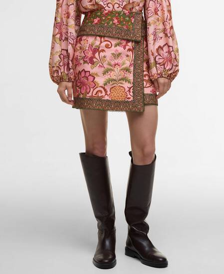 Barbour FARM Rio Thais Mini Skirt Tropical Print