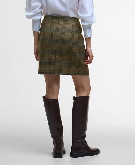 Bamburgh Tartan Mini Skirt Arabesque/Brown