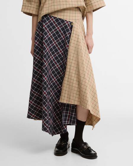 Dalbury Midi Skirt Multi Check