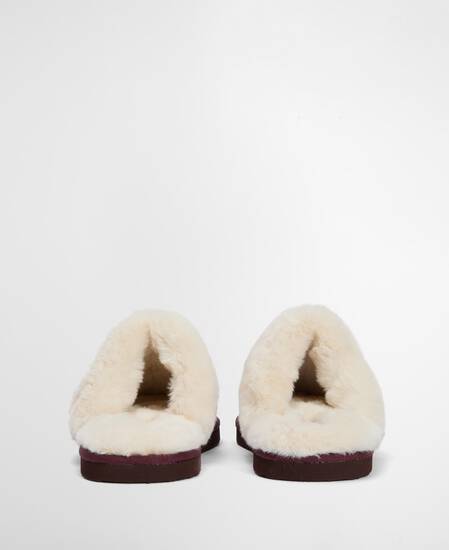 Claudia Tartan Mule Slippers Winterberry Tartan