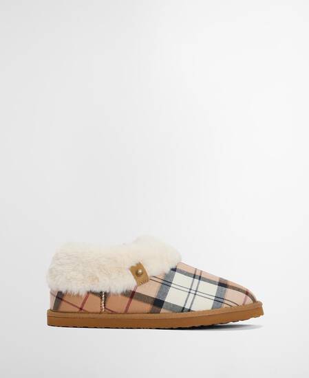 Eloise Tartan Slipper Boots Hessian Tartan