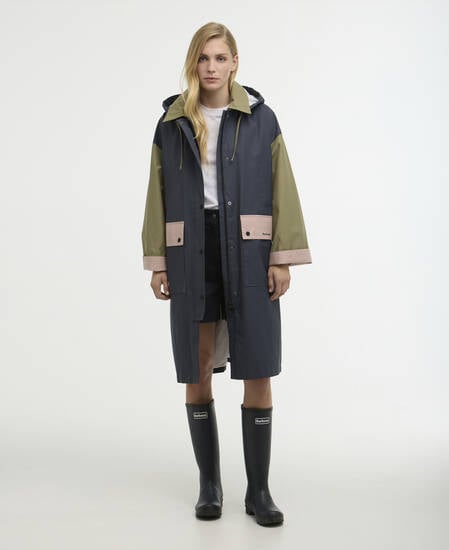 Blearigg Showerproof Jacket Dusk Grey / Gardenia / Bleached Olive / Lilac Ash