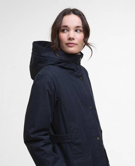Bamburgh Waterproof Jacket Deep Navy/Blackwatch