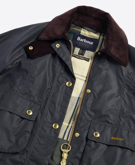 Cropped Beadnell Waxed Jacket 